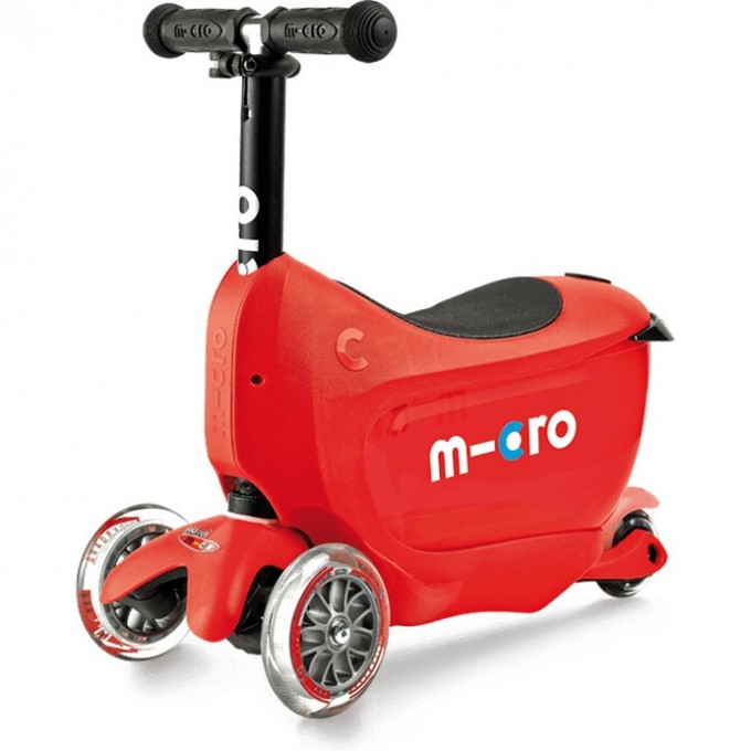Самокат MICRO MINI2GO DELUXE красный MMD018